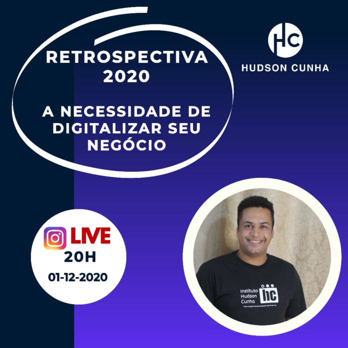 Live de Hudson Cunha sobre digitalização dos negócios