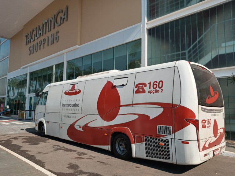 Transporte gratuito para doadores de sangue volta a Taguatinga