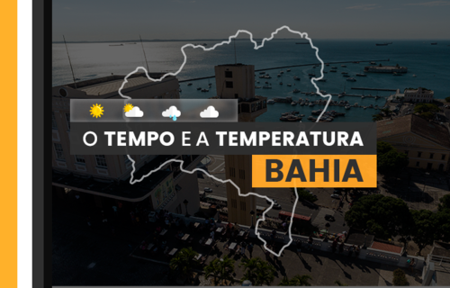 PREVISÃO DO TEMPO: terça-feira (16) com chuva em regiões da Bahia